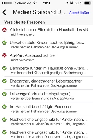 Rechtsschutz screenshot 3