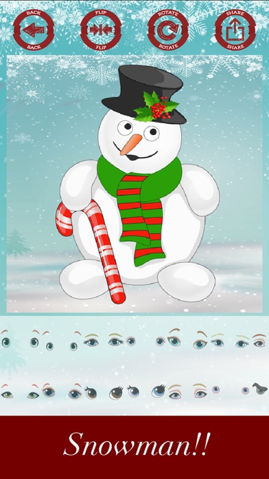 How to cancel & delete Decorate and create your snowman from iphone & ipad 1