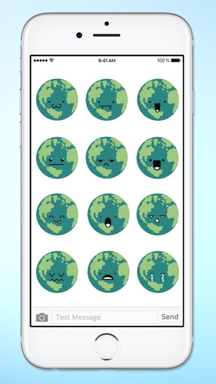 Planet Earth Emojis Emoticons Sticker Pack screenshot-3