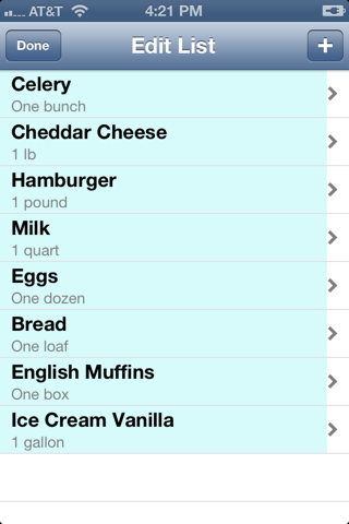 Grocery List Organizer screenshot 4