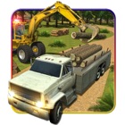 Offroad Cargo Delivery Truck: 3D Woods Transport