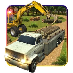Offroad Cargo Delivery Truck: 3D Woods Transport