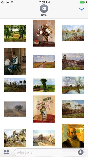 Camille Pissarro Paintings for iMessage(圖3)-速報App