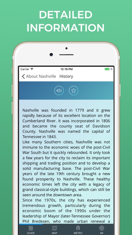 Nashville Travel Guide with Offline Street Map screenshot-3