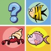 Icon Sea Animals Matching-Education Learning Matching