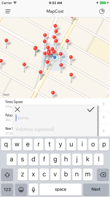 MapCost － LBS Finance Tool screenshot-4