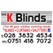 At K Blinds we have been supplying and fitting the finest window blind collections for our discerning customers always at the best possible prices - based in County Armagh we are proud of our work and reputation for quality and fitting to the domestic and business markets in N