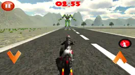Game screenshot Robots Vs Bike War : Speed Battle Adventure Game hack