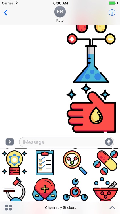 Chemistry Stickers - Sience Emoji