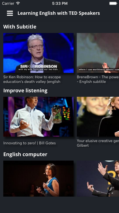 Improve English with TED talk videosのおすすめ画像1