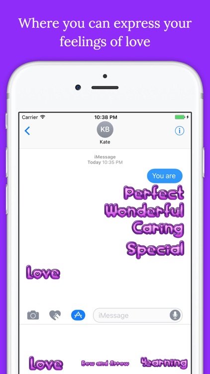 Cupid Word Stickers