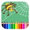 Spider Coloring Book Games For Children Edition