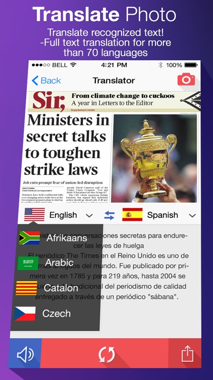 Translate Photo - OCR Camera Scanner & Translator by ...