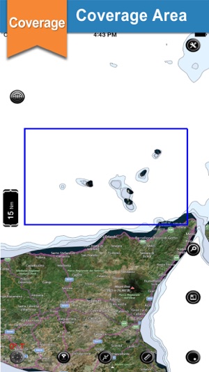 Aeolian Islands offline nautical chart for fishing(圖2)-速報App