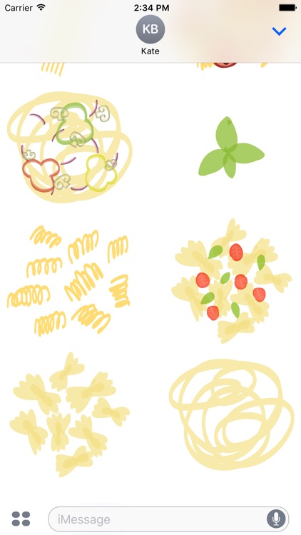 Pasta sticker - Italian food stickers for photos screenshot-3