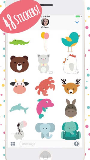 Super Cute Baby Animals Stickers(圖4)-速報App