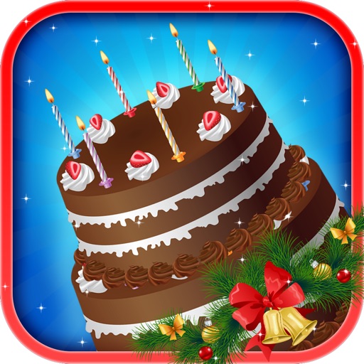 Xmas Birthday Cake Maker Icon