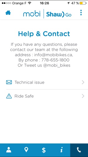 Mobi by Shaw Go - bike share(圖2)-速報App