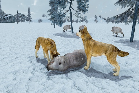 Arctic Wolf Sim 3D - Wild Animal Running Game screenshot 3