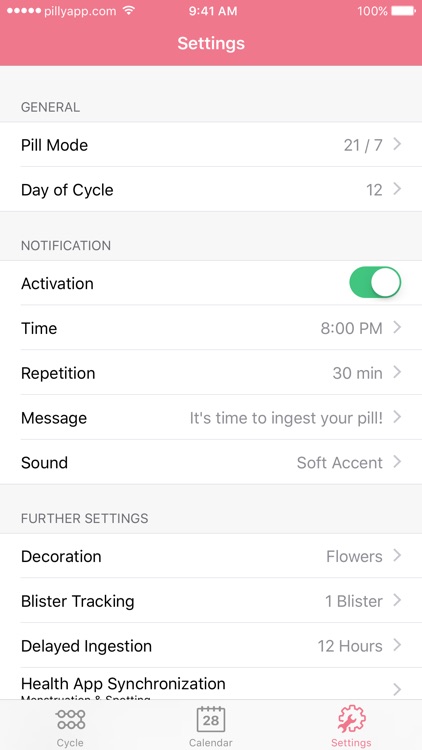 Pilly! 2 · Birth Control Pill Reminder screenshot-3