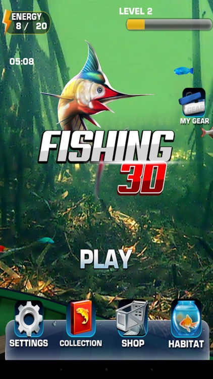 Wild Fishing King 3D Simulator: Flick Fish Frenzy screenshot-4