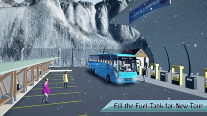 How to cancel & delete Offroad Tourist Snow Bus Drive - Hill Climb from iphone & ipad 1