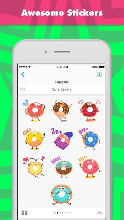 Cute Bakery stickers by jiyeon
