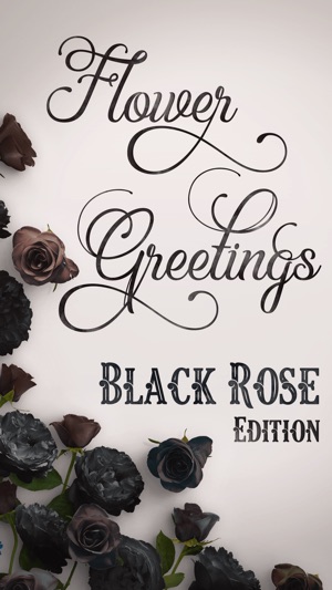 Flower Greetings Black Roses(圖1)-速報App