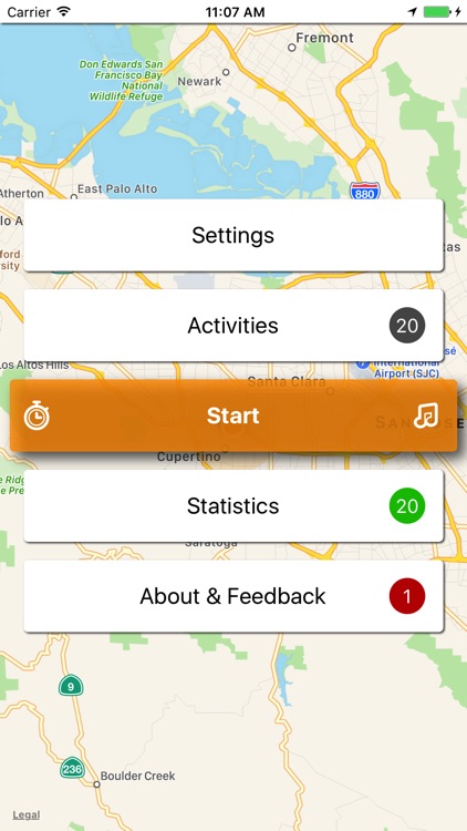 Workout Beacn - Running,Cycling/Biking,Walking