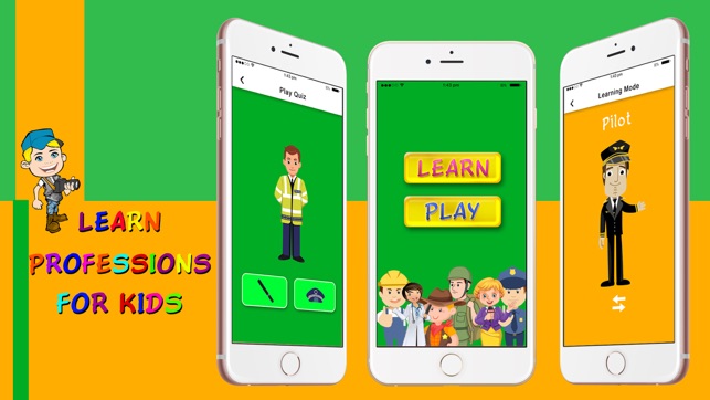 Learn Occupations - Professions learning For Kids(圖1)-速報App