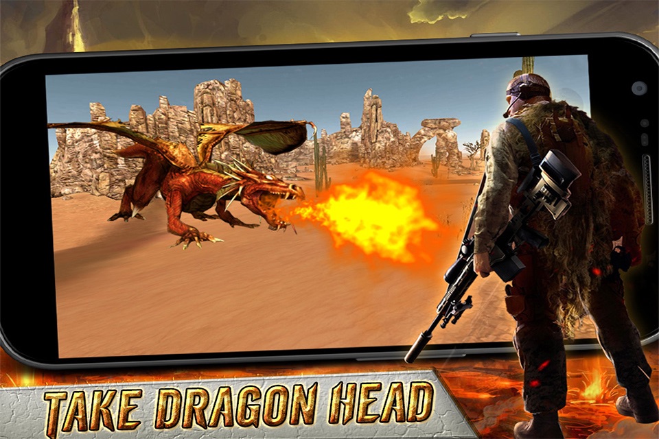 Hunt Fiery Dragons : Fight & Kill Down Fire Dragon screenshot 3