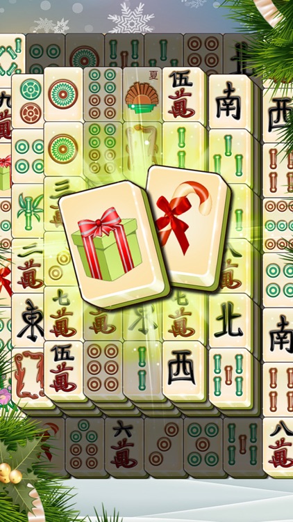 Christmas Mahjong 3D - Classic Winter Puzzle Game screenshot-4