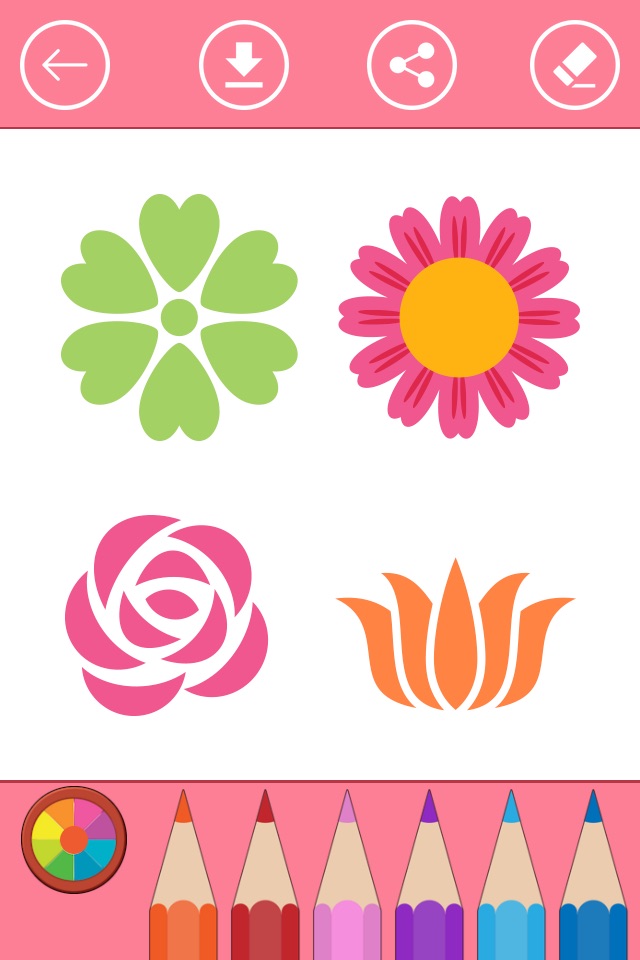 Flower Coloring Pages: Mandala Colouring Book screenshot 2