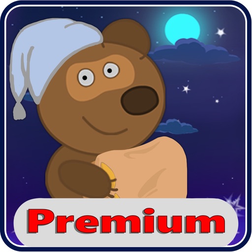 Teddy Bears Bedtime Stories. Premium Icon
