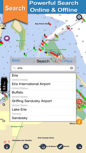 Erie Basin Lake offline nautical chart for boaters(圖4)-速報App