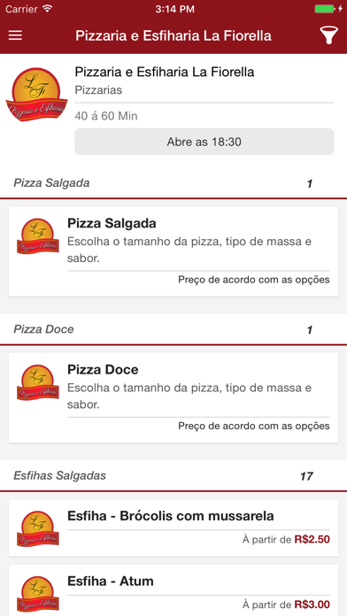 How to cancel & delete Pizzaria Esfiharia La Fiorella from iphone & ipad 1