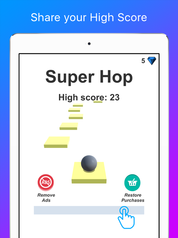 Super Hop – Jumping bounce ball hop game!のおすすめ画像3