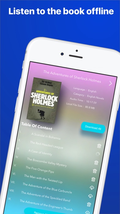 How to cancel & delete AudioBookPlus: The Adventures of Sherlock Holmes from iphone & ipad 2