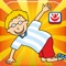 This app was created for pre-school kids and you will find there a set of workouts accompanied by simple nursery rhymes