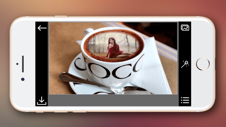 Coffee Cup Photo Frame