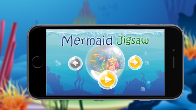 Game For Kids : Mermaid Princess Puzzle Jigsaw(圖1)-速報App