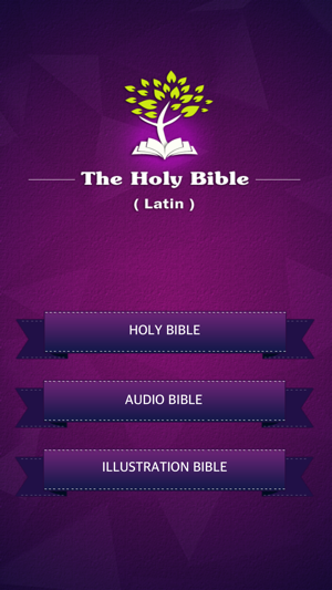 Latin Holy Bible with Audio