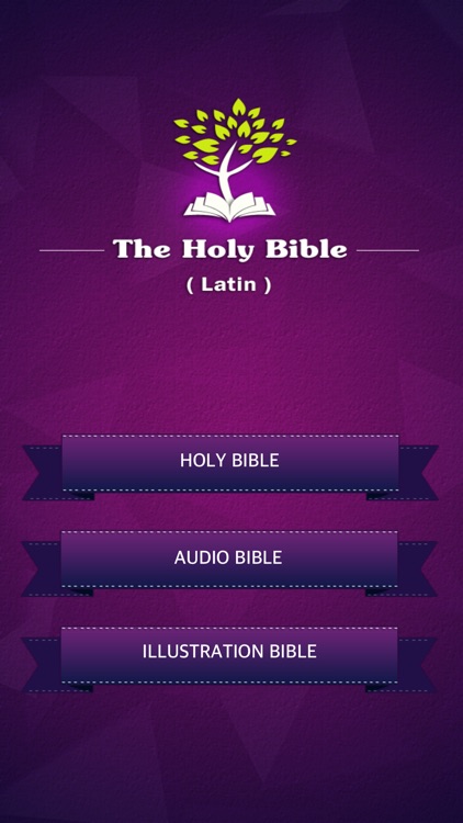 Latin Holy Bible with Audio