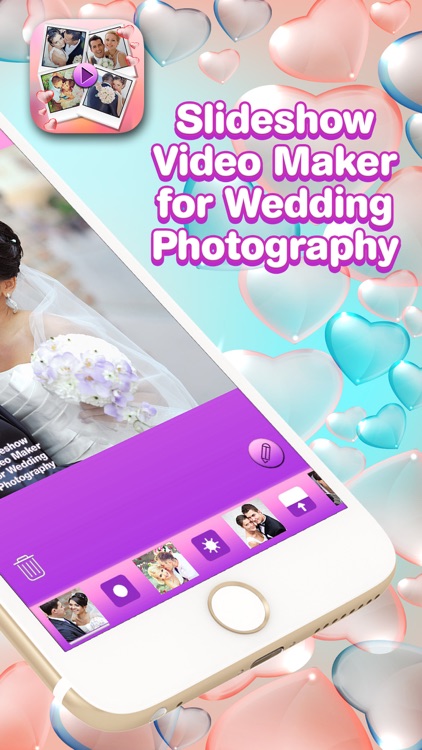 Slideshow Video Maker for Wedding Photography