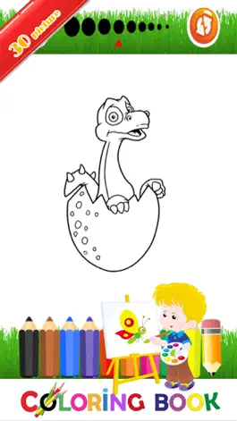 Game screenshot Dinosaur Coloring Page For Kid : Educational Game hack