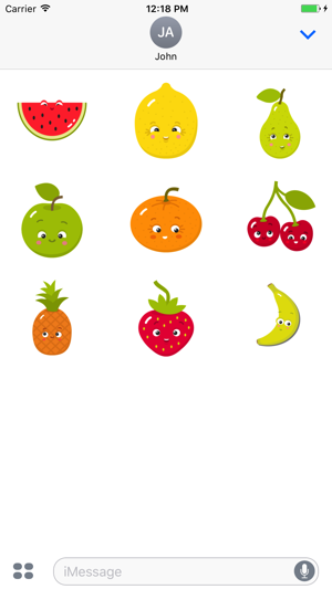 Fruit Stickers: Strawberry, Banana, Orange(圖2)-速報App