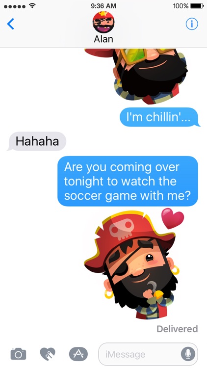 Pirate Kings Animated Stickers for Apple iMessage