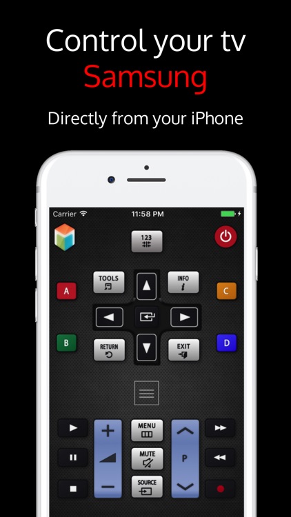 SamRemote remote for Samsung TV