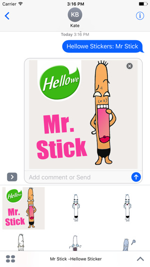 Hellowe Stickers: Mr Stick(圖1)-速報App