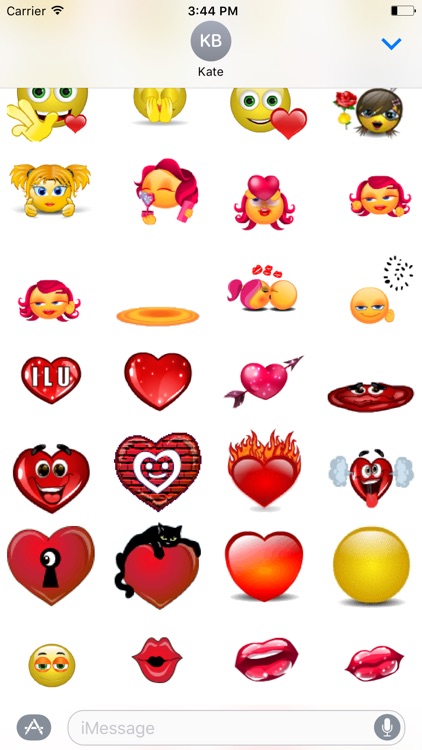 Animated Love Stickers Pack